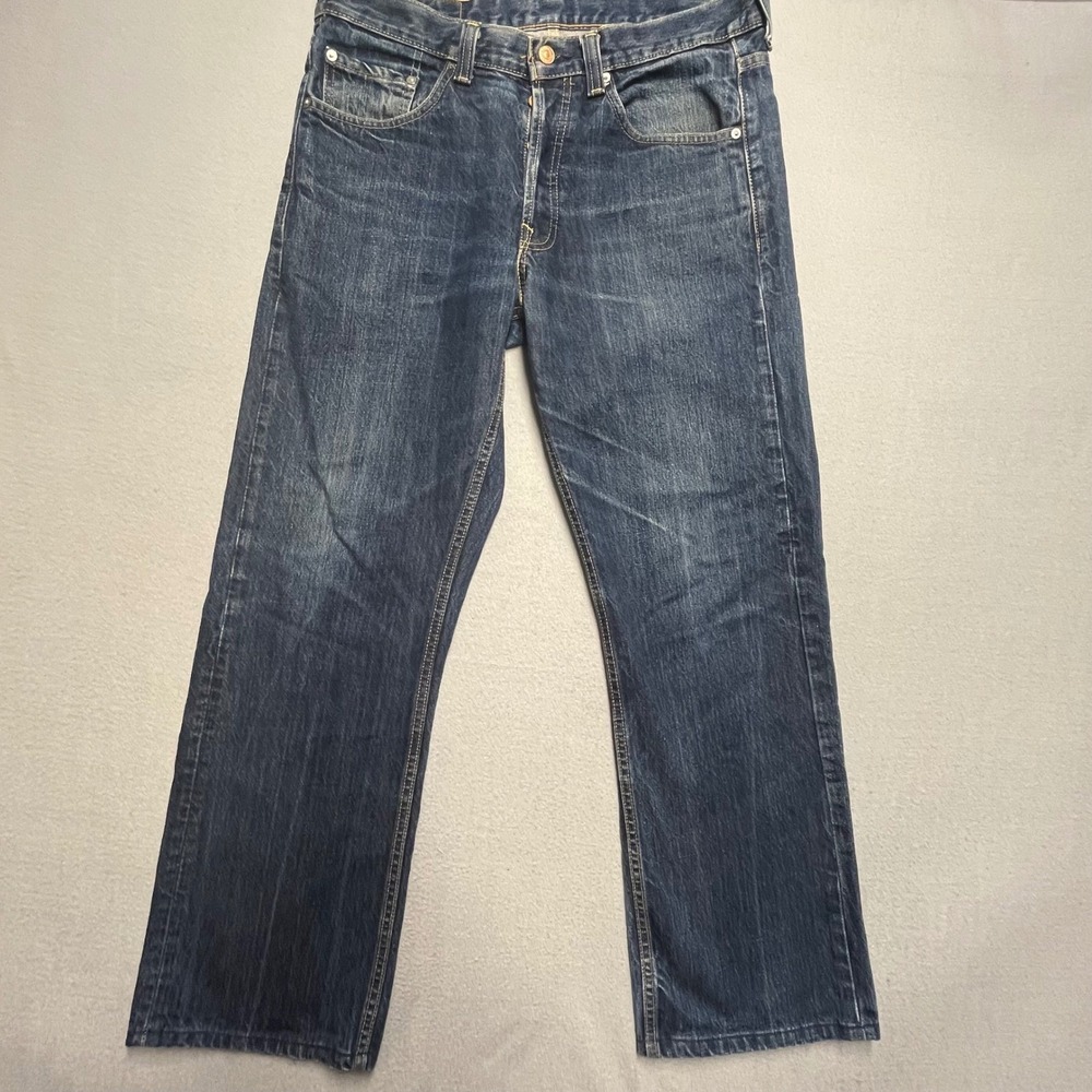VTG Levi's Homage Jeans men‎ 33x32(33x30 clean Dark wash button fly straight Y2K